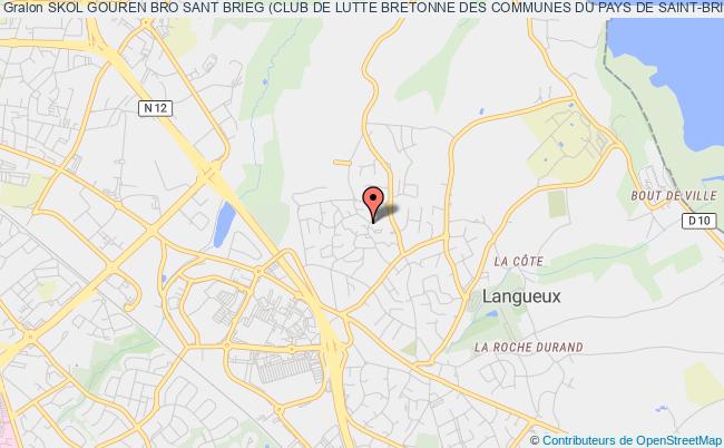 plan association Skol Gouren Bro Sant Brieg (club De Lutte Bretonne Des Communes Du Pays De Saint-brieuc) Langueux