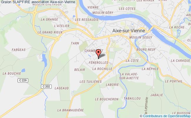 plan association Slap'fire Aixe-sur-Vienne
