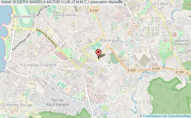 plan association Slider's Massilia Motor Club (s.m.m.c.) Marseille