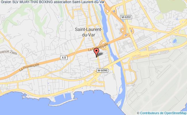 plan association Slv Muay-thaÏ Boxing Saint-Laurent-du-Var