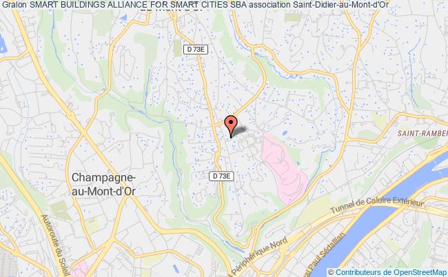 plan association Smart Buildings Alliance For Smart Cities Sba Saint-Didier-au-Mont-d'Or