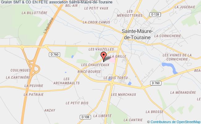 plan association Smt & Co En FÊte Sainte-Maure-de-Touraine