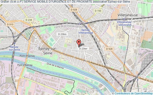plan association (s.m.u.p.) Service Mobile D?urgence Et De Proximite Épinay-sur-Seine