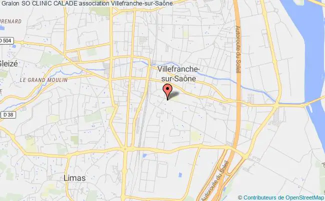 plan association So Clinic Calade Villefranche-sur-Saône