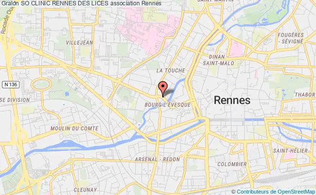 plan association So Clinic Rennes Des Lices Rennes