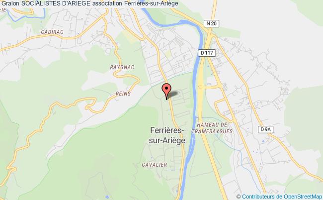 plan association Socialistes D'ariege Ferrières-sur-Ariège
