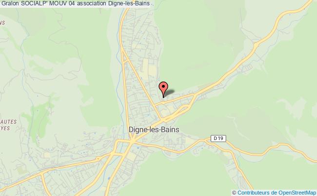 plan association Socialp' Mouv 04 Digne-les-Bains