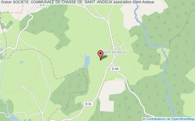 plan association Societe  Communale De Chasse De  Saint -andeux Saint-Andeux