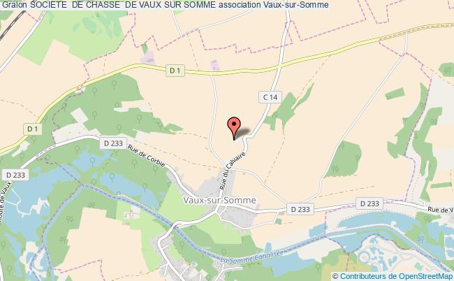 plan association Societe  De Chasse  De Vaux Sur Somme Vaux-sur-Somme