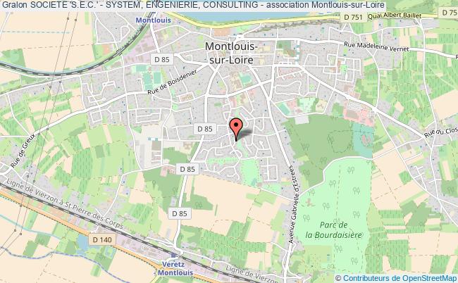 plan association Societe 's.e.c.' - System, Engenierie, Consulting - Montlouis-sur-Loire