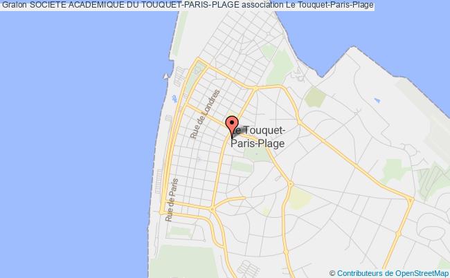 plan association Societe Academique Du Touquet-paris-plage Le Touquet-Paris-Plage