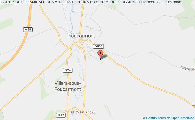 plan association Societe Amicale Des Anciens Sapeurs Pompiers De Foucarmont Foucarmont