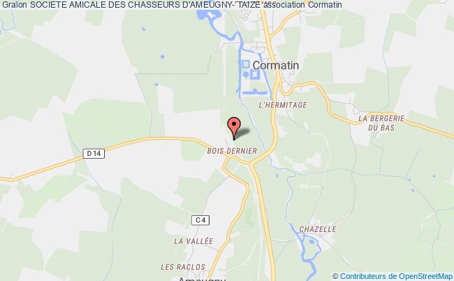plan association Societe Amicale Des Chasseurs D'ameugny- Taize Cormatin