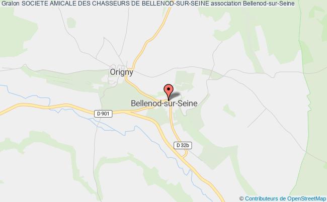 plan association Societe Amicale Des Chasseurs De Bellenod-sur-seine Bellenod-sur-Seine