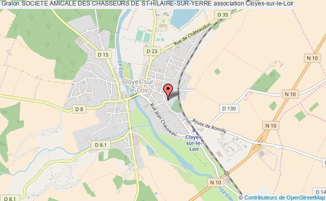 plan association Societe Amicale Des Chasseurs De St-hilaire-sur-yerre Saint-Hilaire-sur-Yerre