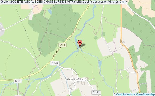 plan association Societe Amicale Des Chasseurs De Vitry Les Cluny Vitry-lès-Cluny