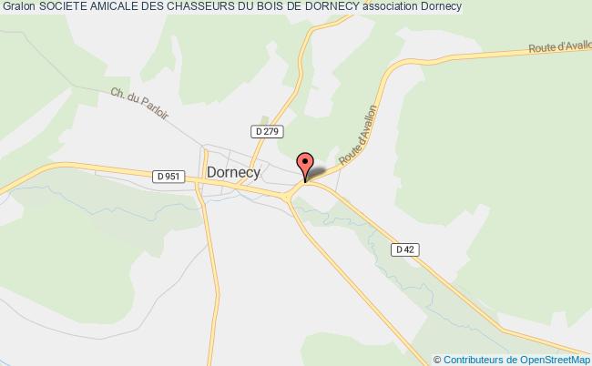 plan association Societe Amicale Des Chasseurs Du Bois De Dornecy Dornecy