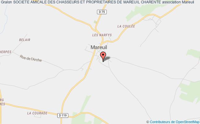 plan association Societe Amicale Des Chasseurs Et Proprietaires De Mareuil Charente Mareuil