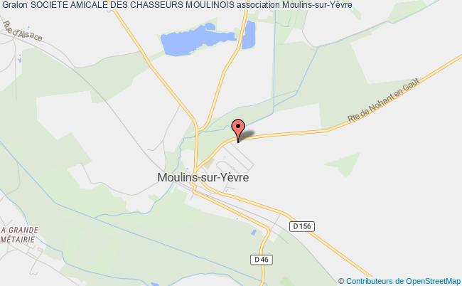 plan association Societe Amicale Des Chasseurs Moulinois Moulins-sur-Yèvre
