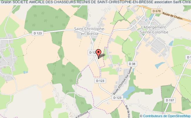 plan association Societe Amicale Des Chasseurs Reunis De Saint-christophe-en-bresse Saint-Christophe-en-Bresse