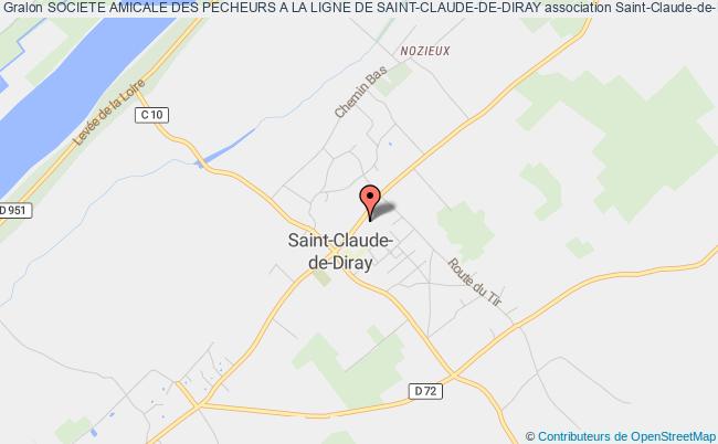 plan association Societe Amicale Des Pecheurs A La Ligne De Saint-claude-de-diray Saint-Claude-de-Diray