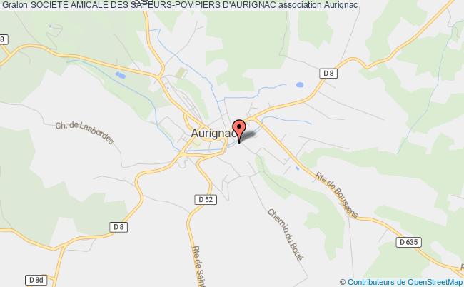 plan association Societe Amicale Des Sapeurs-pompiers D'aurignac Aurignac