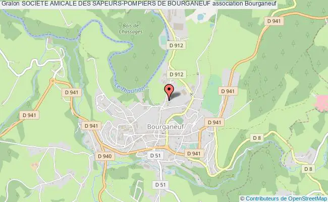 plan association Societe Amicale Des Sapeurs-pompiers De Bourganeuf Bourganeuf