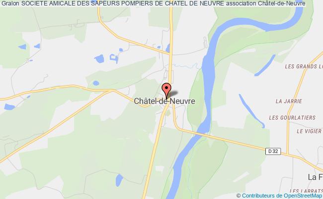 plan association Societe Amicale Des Sapeurs Pompiers De Chatel De Neuvre Châtel-de-Neuvre
