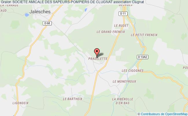 plan association Societe Amicale Des Sapeurs-pompiers De Clugnat Clugnat