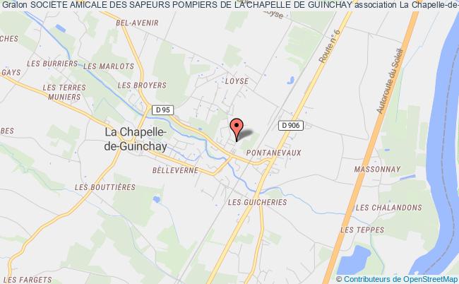 plan association Societe Amicale Des Sapeurs Pompiers De La Chapelle De Guinchay La    Chapelle-de-Guinchay