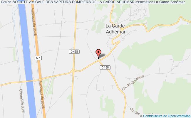 plan association Societe Amicale Des Sapeurs-pompiers De La Garde-adhemar Garde-Adhémar