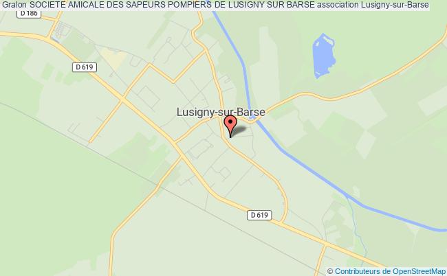 plan association Societe Amicale Des Sapeurs Pompiers De Lusigny Sur Barse Lusigny-sur-Barse