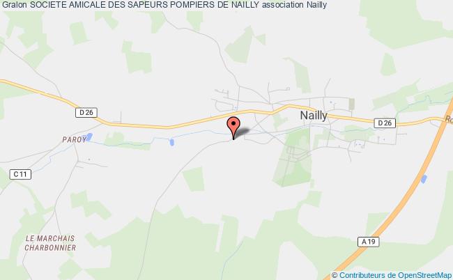 plan association Societe Amicale Des Sapeurs Pompiers De Nailly Nailly