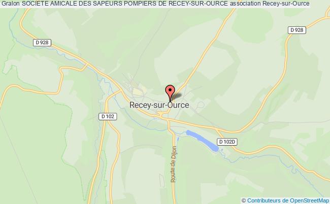 plan association Societe Amicale Des Sapeurs Pompiers De Recey-sur-ource Recey-sur-Ource