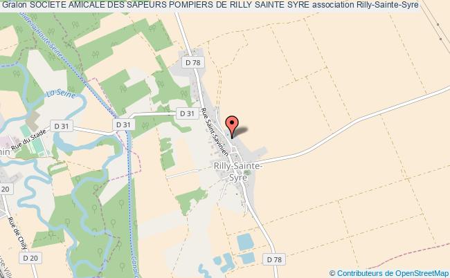 plan association Societe Amicale Des Sapeurs Pompiers De Rilly Sainte Syre Rilly-Sainte-Syre