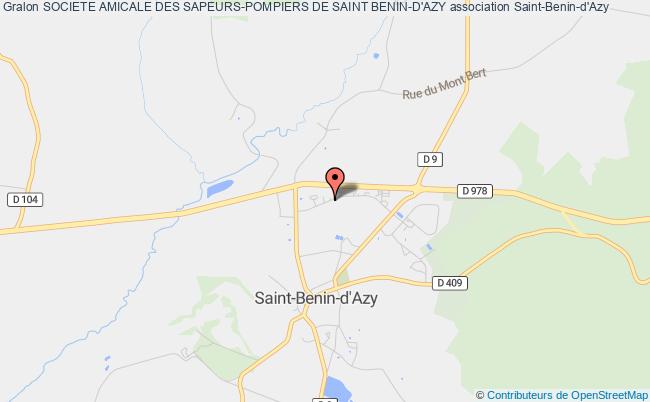 plan association Societe Amicale Des Sapeurs-pompiers De Saint Benin-d'azy Saint-Benin-d'Azy