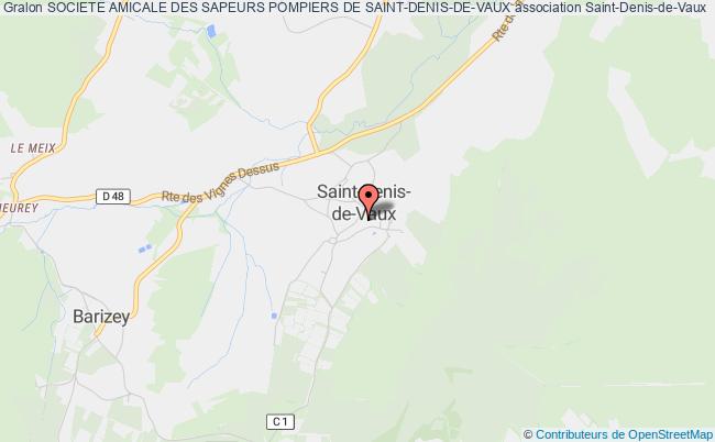 plan association Societe Amicale Des Sapeurs Pompiers De Saint-denis-de-vaux Saint-Denis-de-Vaux