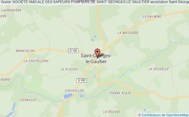 plan association Societe Amicale Des Sapeurs Pompiers De Saint Georges Le Gaultier Saint-Georges-le-Gaultier