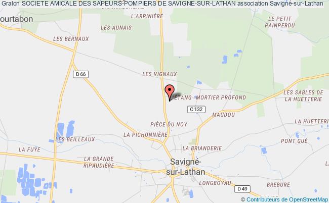 plan association Societe Amicale Des Sapeurs-pompiers De Savigne-sur-lathan Savigné-sur-Lathan