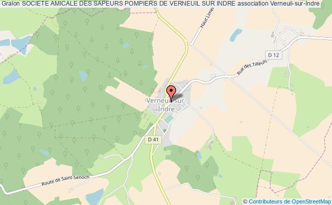plan association Societe Amicale Des Sapeurs Pompiers De Verneuil Sur Indre Verneuil-sur-Indre