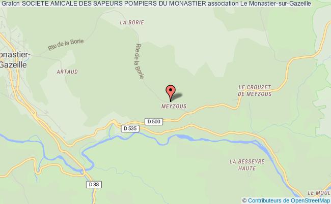plan association Societe Amicale Des Sapeurs Pompiers Du Monastier Le Monastier-sur-Gazeille