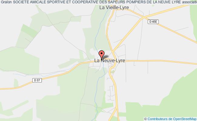 plan association Societe Amicale Sportive Et Cooperative Des Sapeurs Pompiers De La Neuve Lyre La    Neuve-Lyre