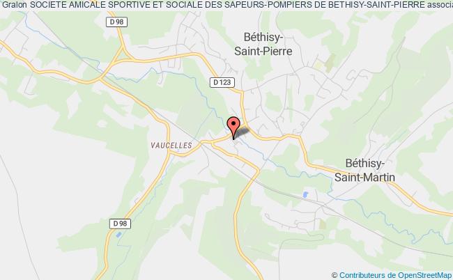 plan association Societe Amicale Sportive Et Sociale Des Sapeurs-pompiers De Bethisy-saint-pierre Béthisy-Saint-Pierre