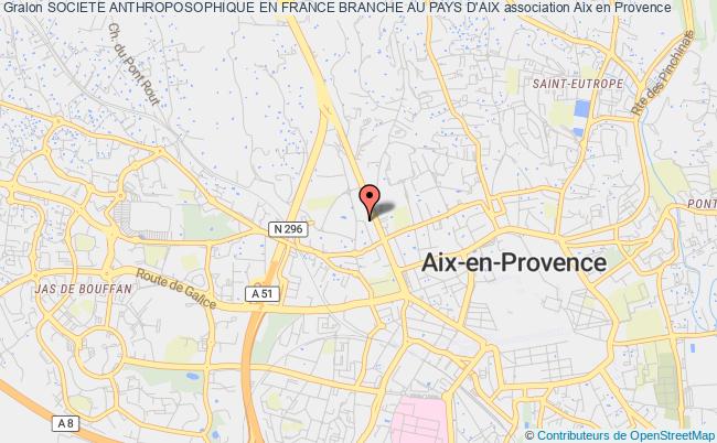 SOCIETE ANTHROPOSOPHIQUE EN FRANCE BRANCHE AU PAYS D'AIX