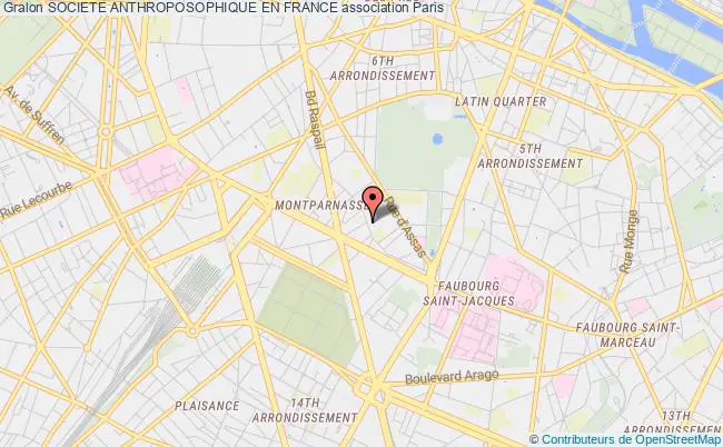 plan association Societe Anthroposophique En France Paris