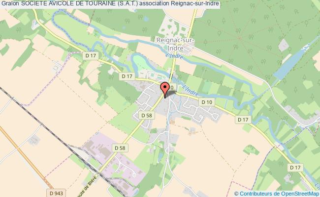 plan association Societe Avicole De Touraine (s.a.t.) Reignac-sur-Indre