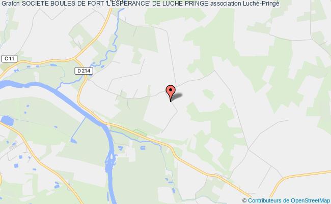 SOCIETE BOULES DE FORT 'L'ESPERANCE' DE LUCHE PRINGE