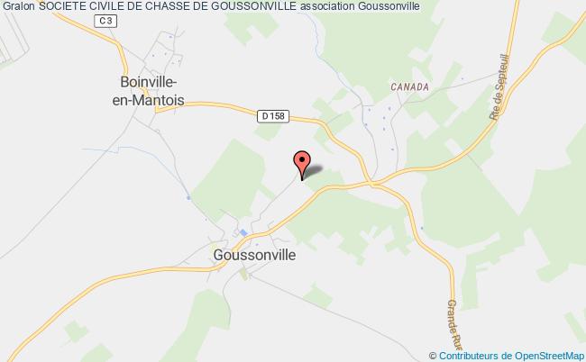 plan association Societe Civile De Chasse De Goussonville Goussonville