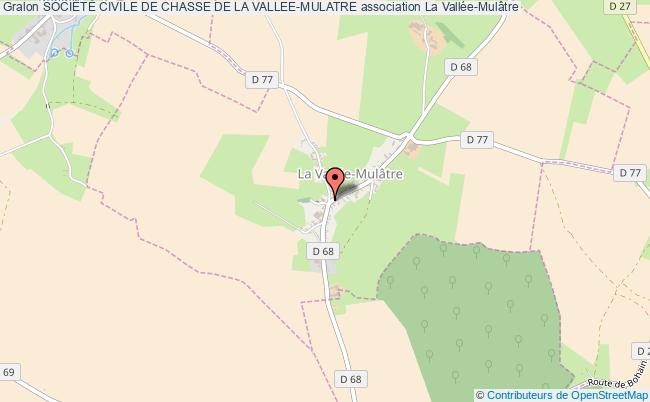 plan association SociÉtÉ Civile De Chasse De La Vallee-mulatre La    Vallée-Mulâtre