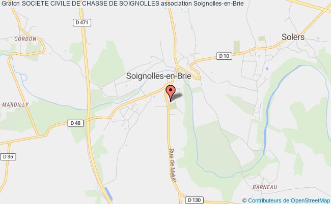 plan association Societe Civile De Chasse De Soignolles Soignolles-en-Brie